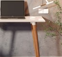 Ver imagem 4 de Escrivaninha Mesa de Notebook Retrô Classic-off White