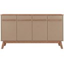 Ver imagem 6 de Aparador Buffet Magno B02 Retrô 4 Portas MDF-MDP 160cm Fendi Lyam Decor