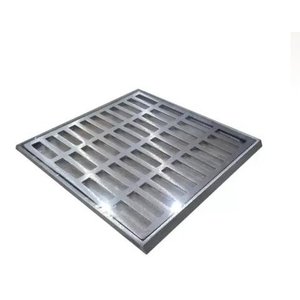 Grelha com Caixinho 30x30cm Aço Galvanizado - Ronconi