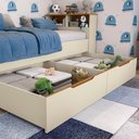 Ver imagem 5 de Quarto Infantil Completo 6 Peças Crescer 1 Porta 5 Gavetas Argila-Jequetiba Kappesberg