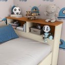 Ver imagem 6 de Quarto Infantil Completo 6 Peças Crescer 1 Porta 5 Gavetas Argila-Jequetiba Kappesberg