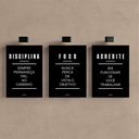 Ver imagem 2 de Kit 3 Quadro Decorativo Frase Motivacional Escritório Quarto Qualidade Premium 28x20cm