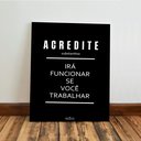 Ver imagem 6 de Kit 3 Quadro Decorativo Frase Motivacional Escritório Quarto Qualidade Premium 28x20cm