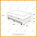 Ver imagem 3 de Cama Box Baú e Auxiliar Solteiro + Colchão de Espuma D20 Gazin Supreme 88cm