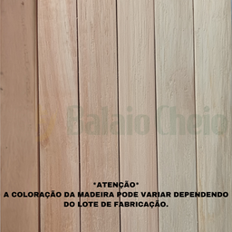 Kit 2 Bancos Alto para Balcão Área de Lazer Bar Madeira - 4