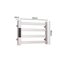 Toalheiro Elétrico Aço Inox Térmico Display Digital 30x45 - 110v - 4