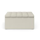 Ver imagem 2 de Calçadeira Baú Navi 90 para Cama de Solteiro A-017 Couro Bege Aradecor