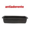 Ver imagem 4 de Assadeira Forma Retangular Alumínio Antiaderente P/Pão Bolo