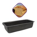 Ver imagem 2 de Assadeira Forma Retangular Alumínio Antiaderente P/Pão Bolo