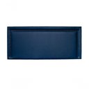 Ver imagem 2 de Cabeceira King Reta Luxo 193x60 Courino Azul - Tachas Fumê