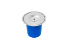 Ver imagem 1 de Lixeira de Embutir Basic 5L Balde Plástico com Tampa Removível em Aço Inox Escovado