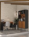 Ver imagem 2 de Conjunto Escritório Home: Escrivaninha 6088+ Estante 6195