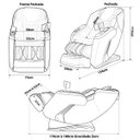 Ver imagem 5 de Poltrona Elétrica 3D Jarvis com Massagem Aquecimento Bivolt Reclinação Gravidade Zero Controle LCD T
