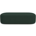 Ver imagem 3 de Kit 02 Puffs Decorativos Orgânicos para Living Quarto 140cm Doha W01 Suede Verde Musgo - Lyam Decor