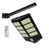 Luminaria Solar Led 800w Poste Kit Suporte Refletor Holofote Sensor Movimento Presença Controle Hast - 1