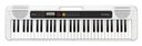 Ver imagem 1 de Teclado eletrônico Casio com display LCD, 61 teclas e 77 ritmos - Branco
