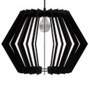 Ver imagem 3 de Luminária Teto tipo Pendente SIDNEY MDF - Completa - Cor: Preta
