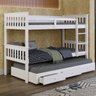 Beliche de Madeira Solteiro Merk + Cama Auxiliar com Gavetas - 3