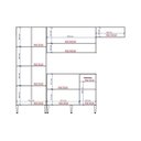 Ver imagem 6 de Armário Cozinha Compacta Arizona Smart Carraro - Carvalho/branco Carvalho/branco