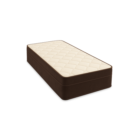 Colchão Molas Ensacadas 78x188x20 - Lateral Marrom Premium