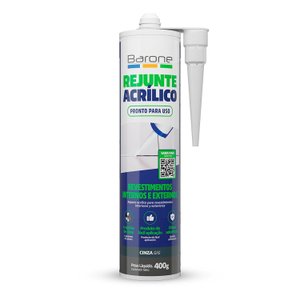 Rejunte Acrílico Flexível 400g Barone