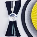 Ver imagem 2 de Anel Porta Guardanapo Diamante 2 Peças Premium