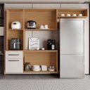 Ver imagem 2 de Kit Completo de Armário Aéreo Clean 6p Cozinha P Apartamento:freijo Off White