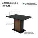 Ver imagem 3 de Mesa de Jantar Retangular com Tampo de Vidro Madesa