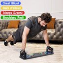 Ver imagem 4 de Prancha para Flexão de Braço Treino de Resistência com Alças Rotativas Premium Colchões