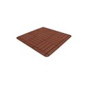 Ver imagem 3 de Kit 44 Peças Deck Modular Plástico 30x30 Quintal Piscina Box Madeira Frisado