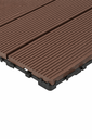 Ver imagem 3 de Kit 44 Peças Deck Modular Plástico 30x30 Quintal Piscina Box Madeira Frisado