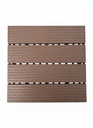 Ver imagem 4 de Kit 44 Peças Deck Modular Plástico 30x30 Quintal Piscina Box Madeira Frisado