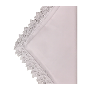 Guardanapo Em Tecido Algodão Com Renda - Unidade Branco