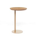 Ver imagem 1 de Mesa Lateral Sait 40 Cm X 57 Cm Tauari/dourado