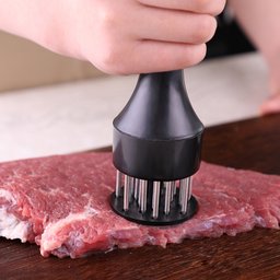 Amaciador De Carne Furador Batedor Manual Em Aço Churrasco - 5