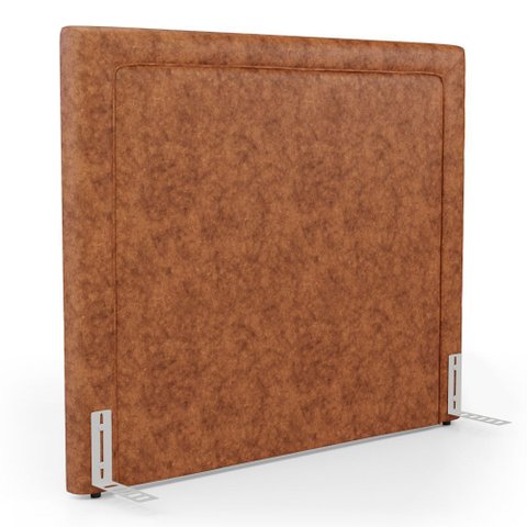 Cabeceira Cama Box Queen Size Alba 160cm com Frame Couríssimo Caramelo - Desk Design