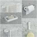 Ver imagem 7 de Kit de Acessórios para Banheiro 5 Peças Stander:polido