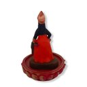 Ver imagem 4 de Incensário Orixá Iansã 3 Varetas 12cm Resina- Escolha a Cor:iansã Vermelha