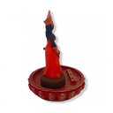 Ver imagem 3 de Incensário Orixá Iansã 3 Varetas 12cm Resina- Escolha a Cor:iansã Vermelha