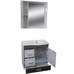 Kit Porto 60cm Vintage com Lavatório Branco - 110010725 - CORSO - 5