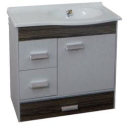 Kit Porto 60cm Vintage com Lavatório Branco - 110010725 - CORSO - 2