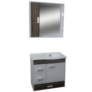 Kit Porto 60cm Vintage com Lavatório Branco - 110010725 - CORSO