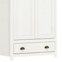 Ver imagem 6 de Guarda Roupa Solteiro 91cm 2 Portas 1 Gaveta Lázio Branco/freijó F07 - Mpozenato