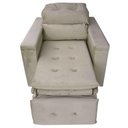 Ver imagem 7 de Poltrona Do Papai Retrátil Reclinável Suede Bege Conforto - Larbelle