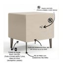 Ver imagem 7 de Mesa de Cabeceira Multifuncional Smart Genius: Carregador por Indução, Led Automático e Soft Close C