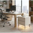Ver imagem 6 de Mesa de Cabeceira Multifuncional Smart Genius: Carregador por Indução, Led Automático e Soft Close C