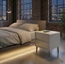 Ver imagem 5 de Mesa de Cabeceira Multifuncional Smart Genius: Carregador por Indução, Led Automático e Soft Close C