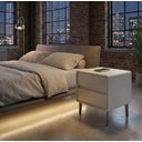 Ver imagem 5 de Mesa de Cabeceira Multifuncional Smart Genius: Carregador por Indução, Led Automático e Soft Close C