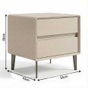 Ver imagem 2 de Mesa de Cabeceira Multifuncional Smart Genius: Carregador por Indução, Led Automático e Soft Close C