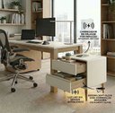 Ver imagem 4 de Mesa de Cabeceira Multifuncional Smart Genius: Carregador por Indução, Led Automático e Soft Close C